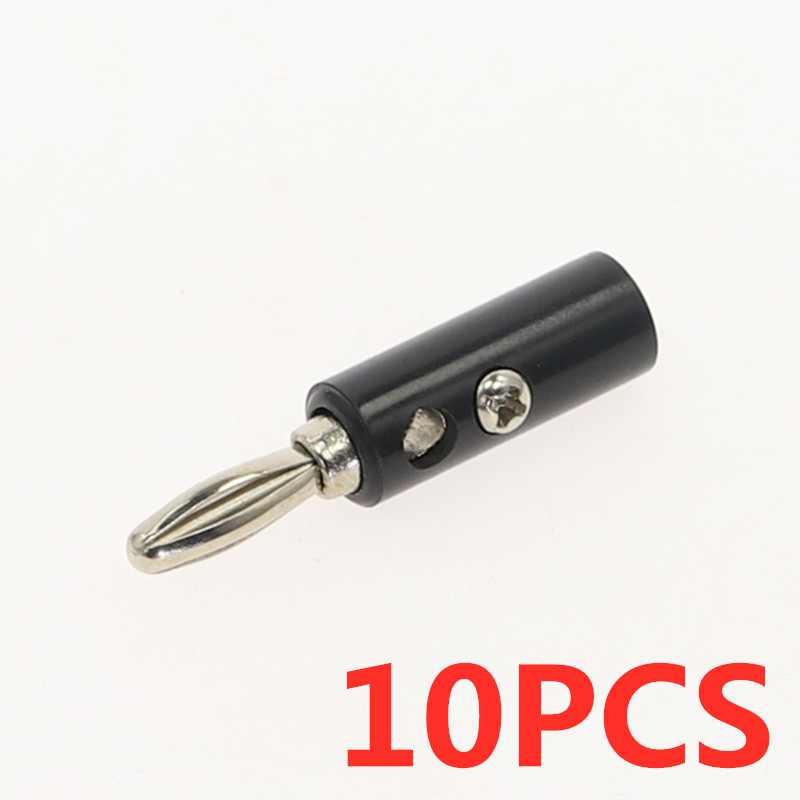 Macho hembra J072 4mm conector Banana macho hembra para insertar conector Pin Banana modelo DIY: Gris oscuro