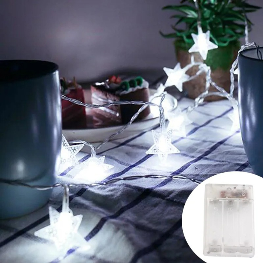 LED-Stern-Lichterkette, USB/batteriebetrieben, Lichterkette, Weihnachtsgirlande für Party, Hochzeit, Zuhause, Terrasse, Dekoration Ich bin Freien: verrotten / 80w