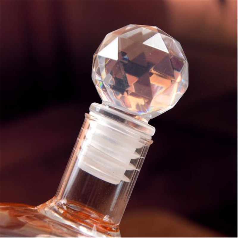 whiskey glass Wine Decanter Hand Blownglass Crystal Skull Vodka Artwork of Winecabinet Wine Bottle Decanter