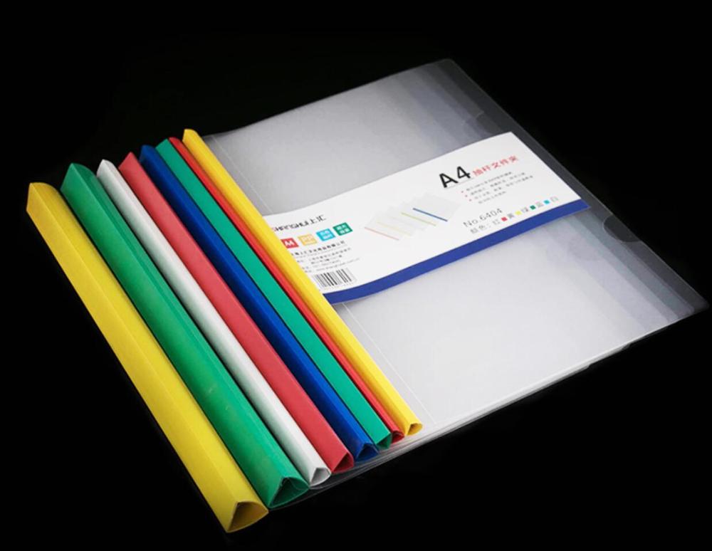 10 stk  a4 bindestangsklemme bogomslag gennemsigtig plastmappe indstik fil information bog rapport mappe cv mappe elev