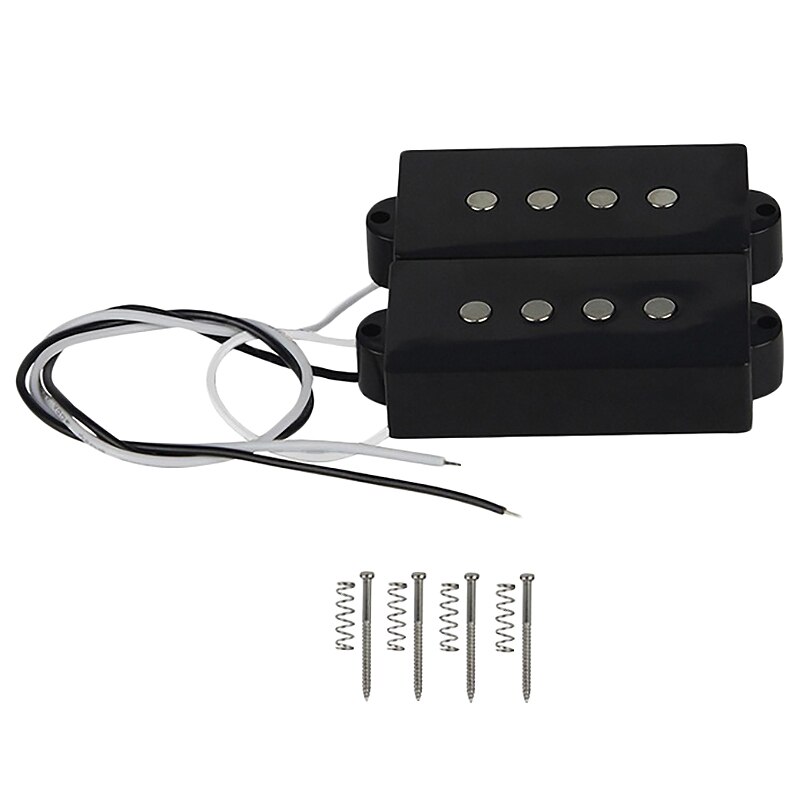 -Pb P Bass Pickup Humbucker Pickup For 4 String P Bass Replacement Bass Guitar Part, Black: Default Title