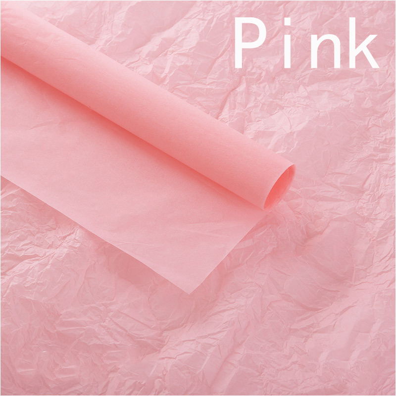 10 pçs 50*66cm papel de tecido buquê de flores papel de embrulho para florista festa de aniversário de casamento presente embalagem decoração diy artesanato papel: Verde claro
