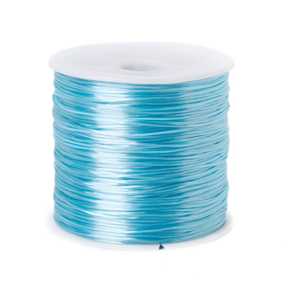 50m/ rullar 0.7mm 14 färger för val elastisk pärlor stretchtråd/snöre/snöre/tråd för kläder skor armband smycketillverkning