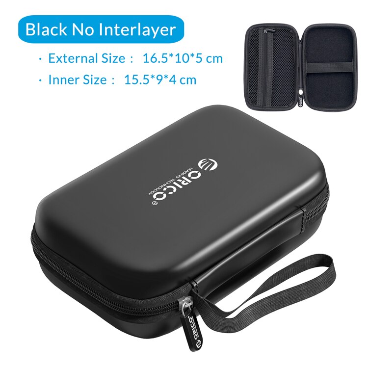 Orico Hard Case Bag Power Bank Case Voor 2.5 Hard Drive U-Disk Usb Kabel Externe Opslag Draagtas Ssd hdd Case Opbergdozen