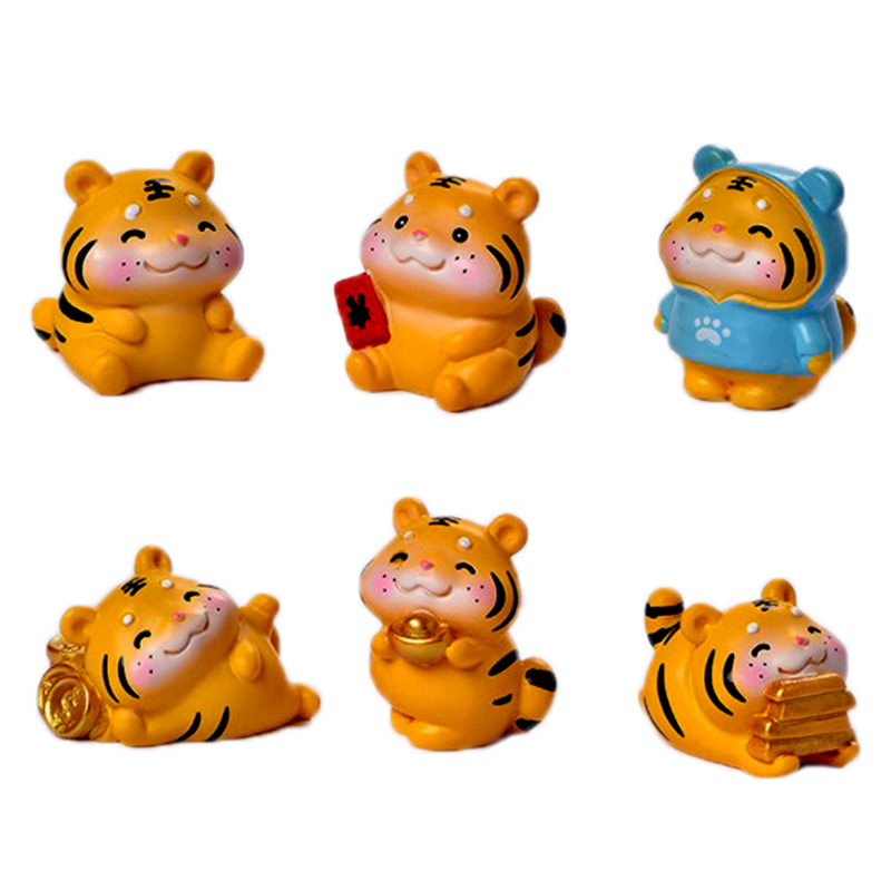 DIY Mini Miniatur Garten Ornament Dekor Topf Handwerk Jahr Der Tiger Hause Ornamente Dekoration Zubehör Neue Jahr