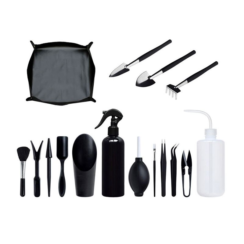 Mini Garden Hand Tools Set Transplanting Tools Miniature Planting Gardening Kit: B