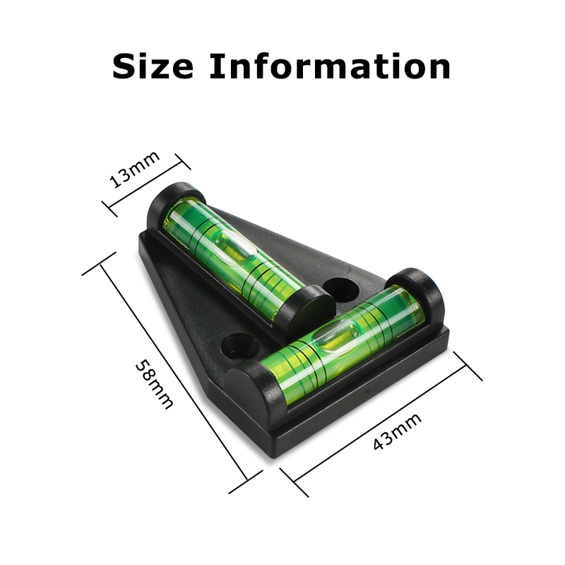 RV T niveau transversal contrôle bulle niveaux à bulle multi-usages 2 voies bulle niveaux pour caravane camping-car remorques trépieds