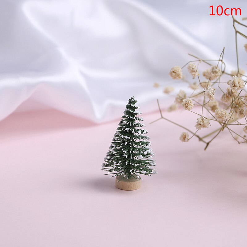 Hermosa mesa árbol de Navidad decoración Festival miniatura Navidad Pino árbol pequeño árbol de Navidad: XS
