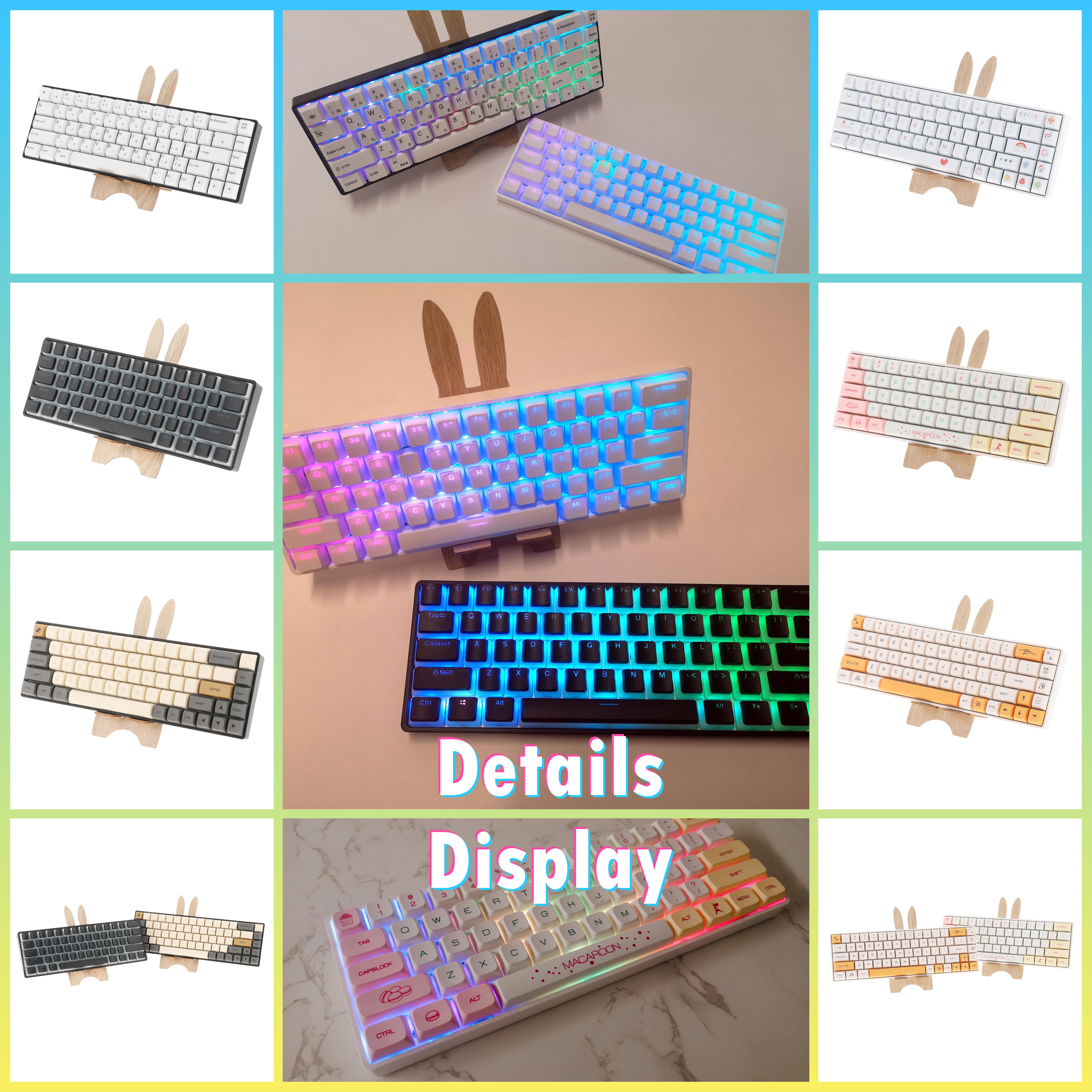 Dk61/dk68 3mode Wireless 3/5pin -swap Rgb Mechanical Keyboard Diy Kit 68 Keys 61keys Bluetooth5.0 2.4G Mechanical Keyboards