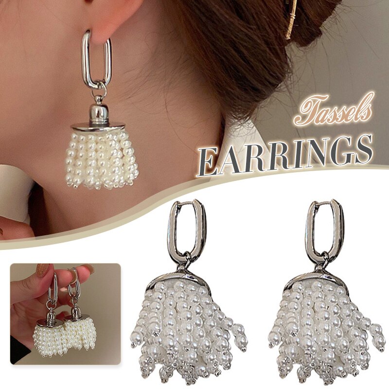 Orecchini pendenti con nappine e orecchini bellissimi orecchini minimalisti piccoli delicati per donne ragazze bellissimi minimalisti piccoli TT @ 88