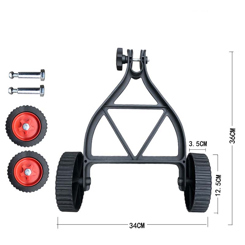Grasmaaier Steunwiel Verstelbaar 26 Tot 28 Mm Grasmaaier Bosmaaier Hulpwiel Tuingereedschap Accessoires