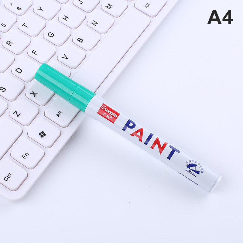 12 Colors Paint Marker Pen Fade-proof Car Tyre Tire Tread CD Metal Permanent