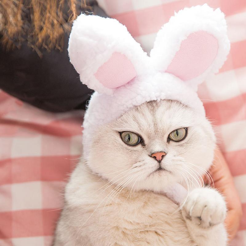 Smartpet söt hund katt hårkläder husdjur jul kanin öron accessoarer huvudbonad födelsedagsfest kostym huvudbonader katter keps hatt