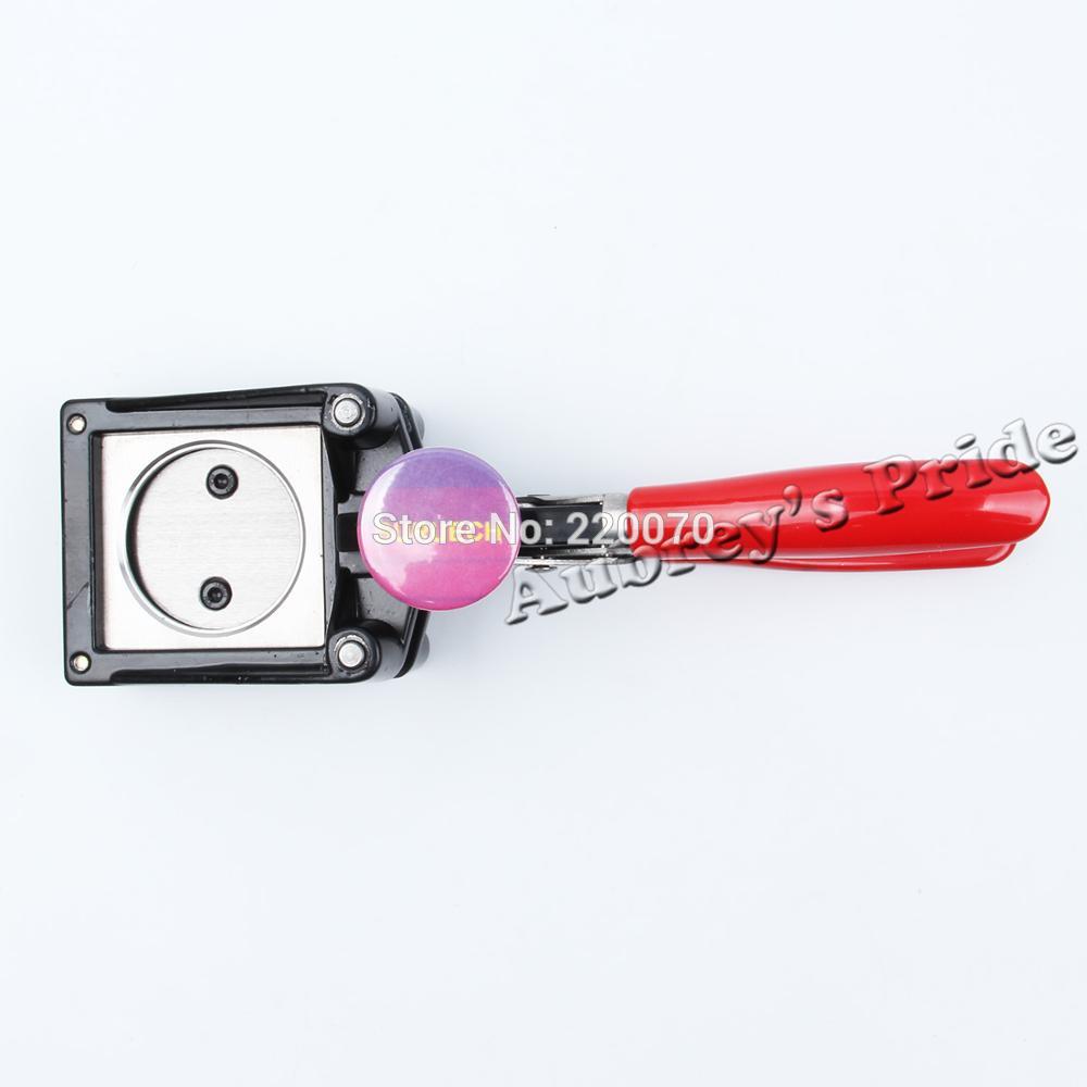 Nowy ręczny ręczny okrągły na 1 "25mm przycisk (rzeczywisty rozmiar cięcia 35MM) papierowy wycinak graficzny robić zawodowiec przycisk producent