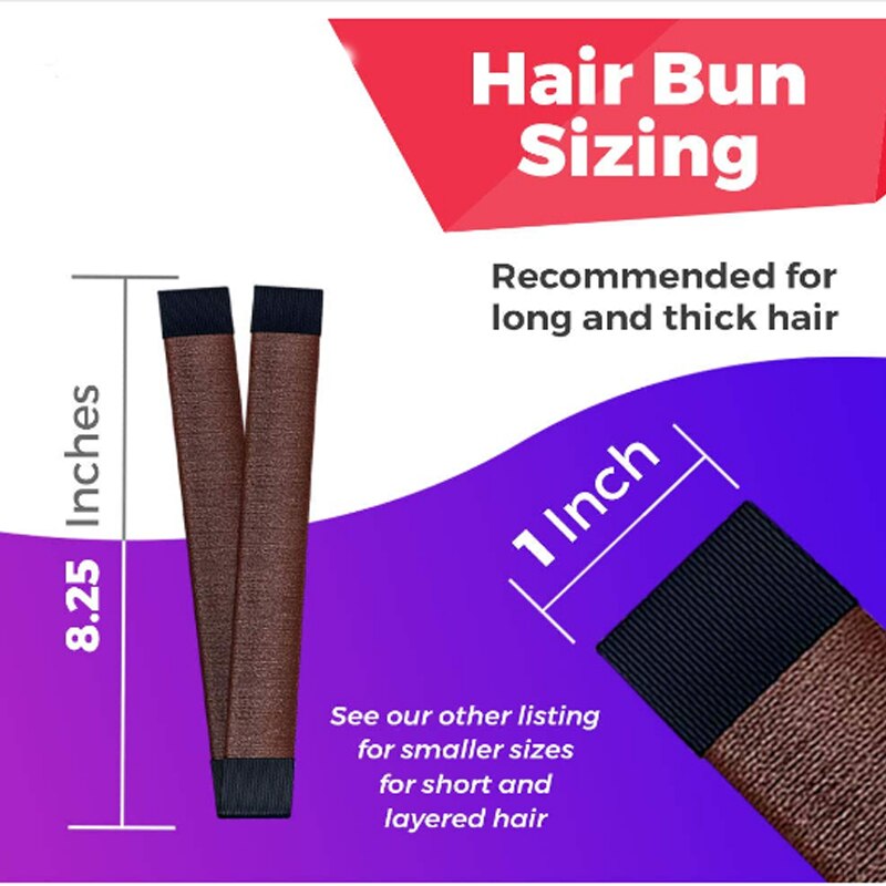 Moño mágico para hacer moños en el pelo para niña y mujer, máquina para hacer moños de Donut rápido y fácil, moño francés artesanal, 3 uds.