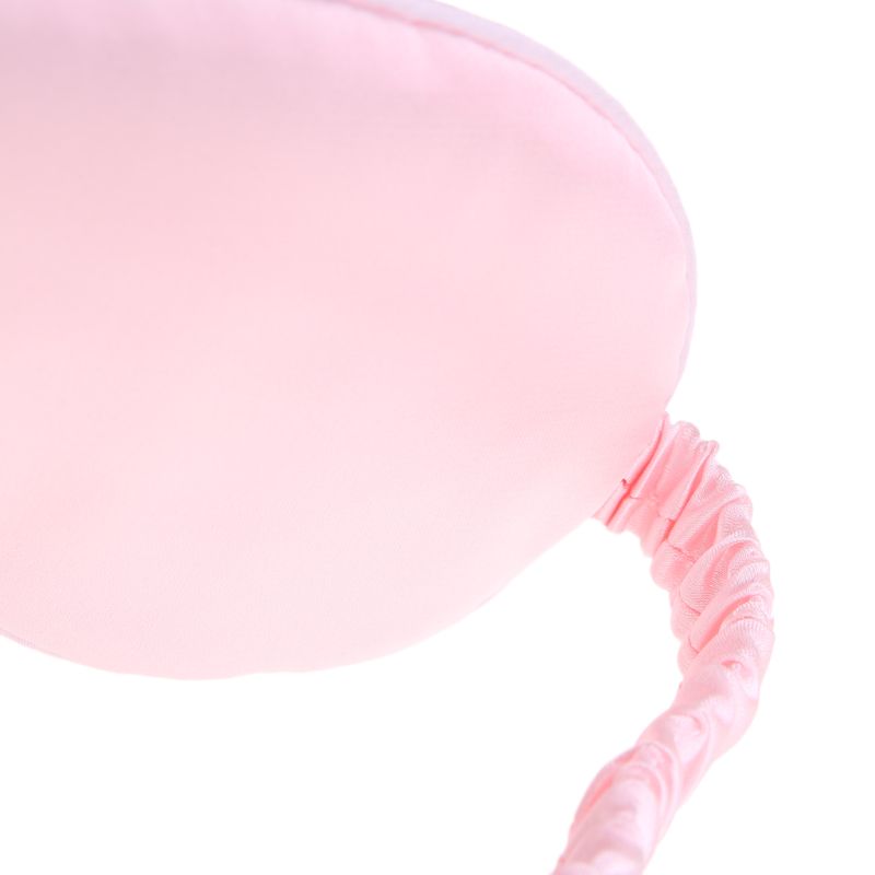 Eyeshade Eye Patch Faux Silk Sleeping Eye Mask Cover Eyepatch Blindfold Solid Portable M89F