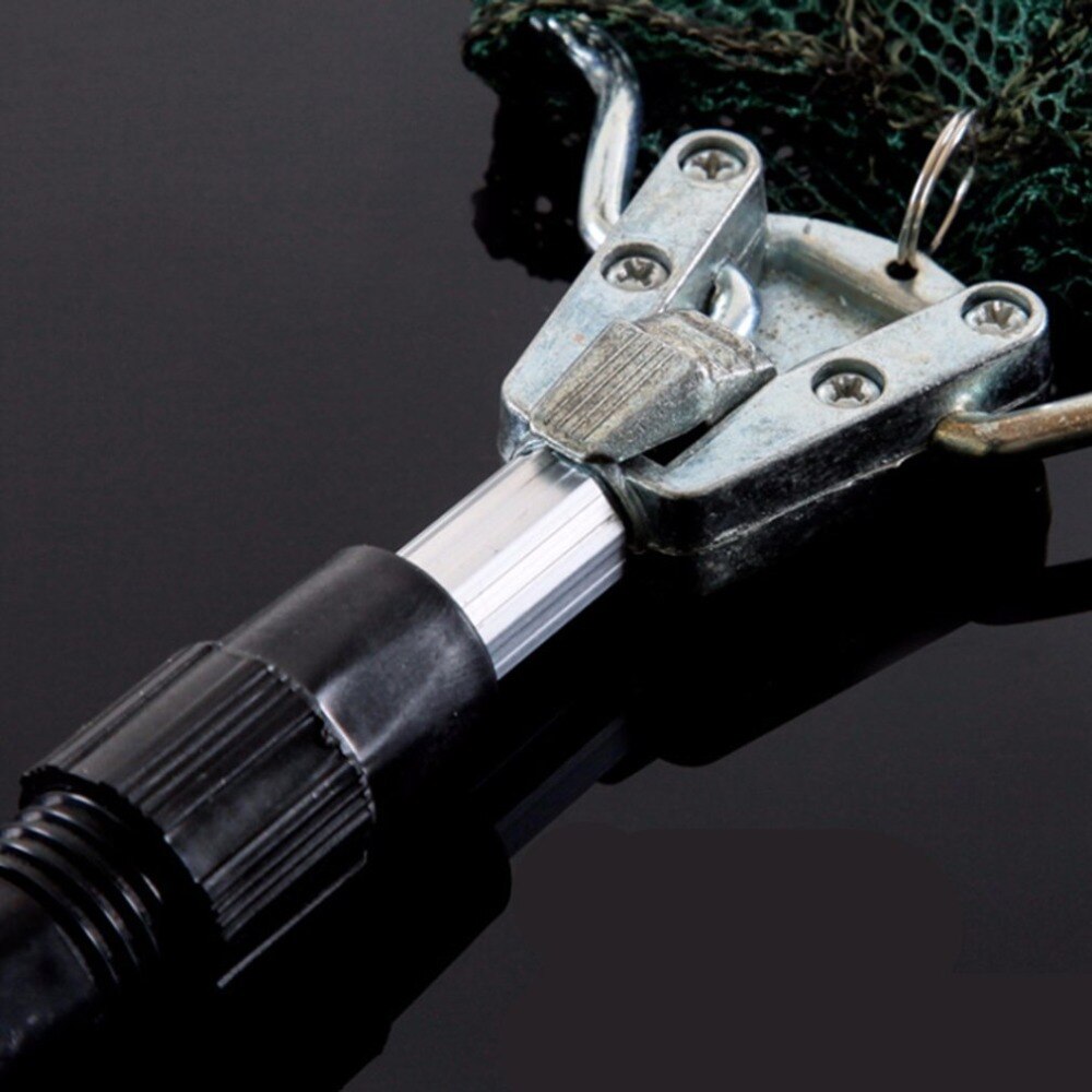 Portable Aluminum Alloy Triangle Folding Fishing Nets Fly Fishing Hand Dip Net Fishing Tackle Fishing Tool