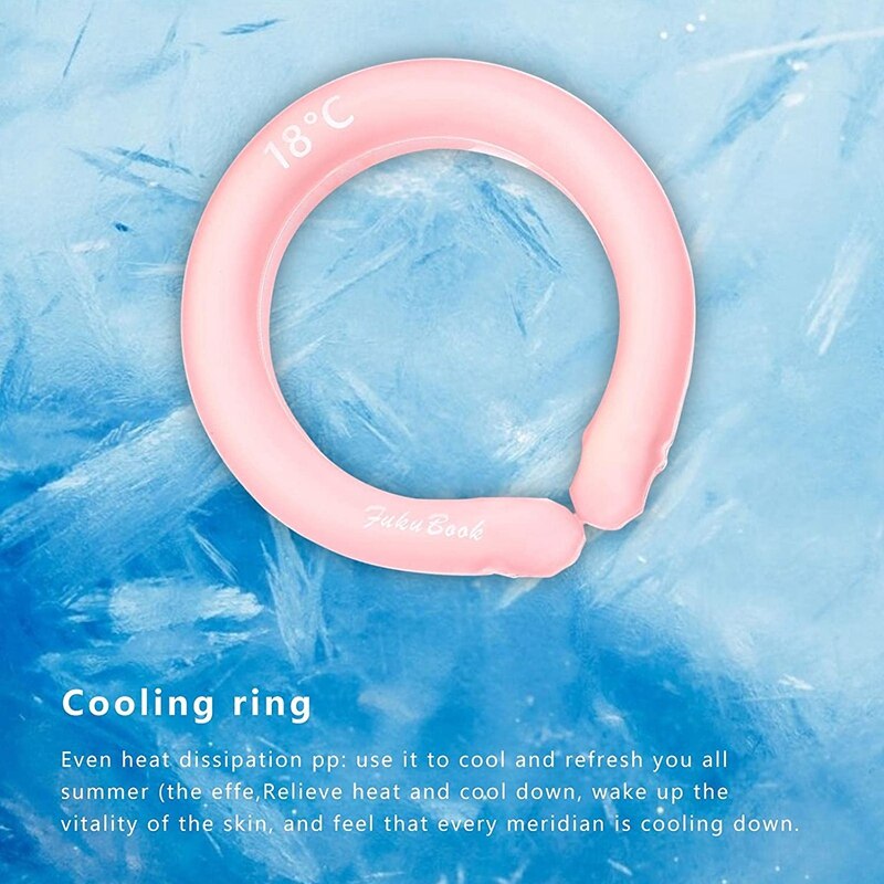 Neck Cooling Tube Ice Cooling Neck Tube Device for Summer Heatstroke Prevention