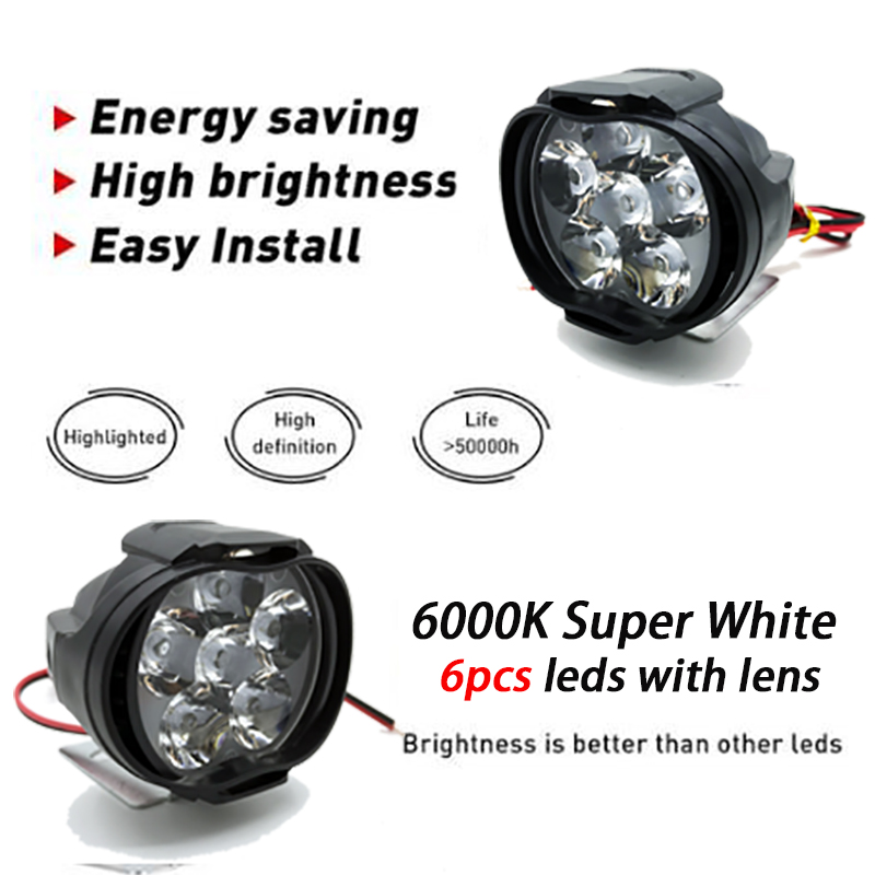 Phare De Travail De Voiture 2 Pièces, Phare Antibrouillard En Aluminium