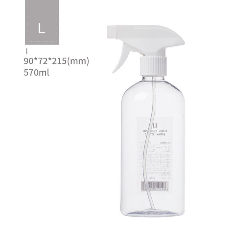 250/400/570Ml Spray Flessen Reiniging Sproeisysteem Duurzaam Trigger Spuit Mist Streamen Thuis Gereedschap Hervulbare Container Etherische oliën: A3