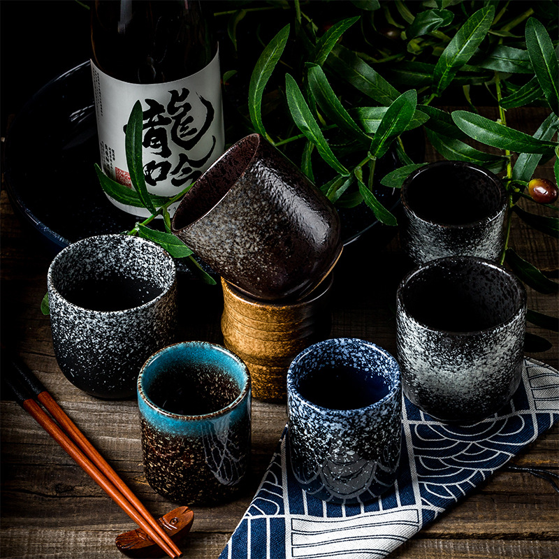 Japanese Ceramic Tea Cup Household Ceramic Cup Japanese Korean Theme Cuisine Restaurant Special Tea Cup Drinkware