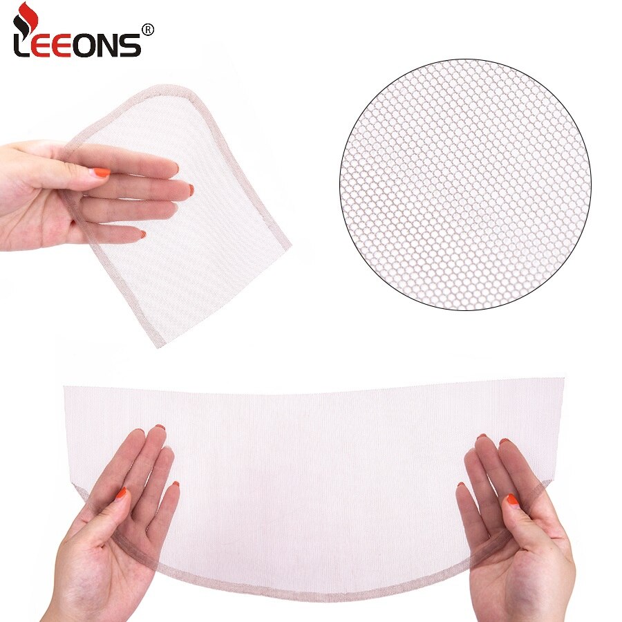 Leeons Yard Swiss Lace Net Breathable Lace Top Weaving Netting Frontal Lace Wig Net Basement Foundation Swiss Hairnet For Wigs