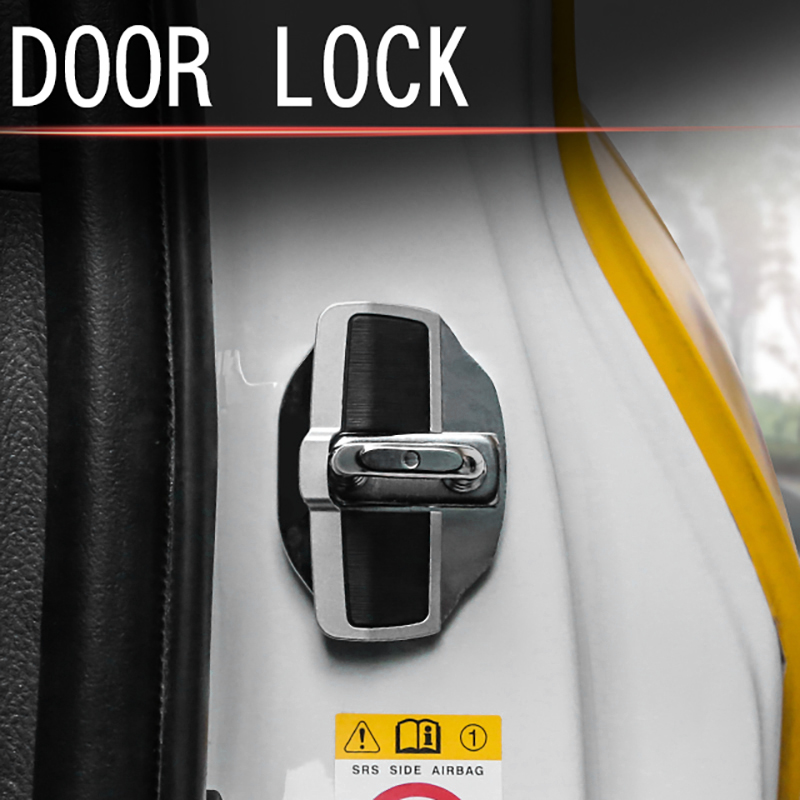 TRD Door Stabilizer Door Lock Protector Latches Stopper Covers for Toyota Land Cruiser LC200 Alphard Vellfire