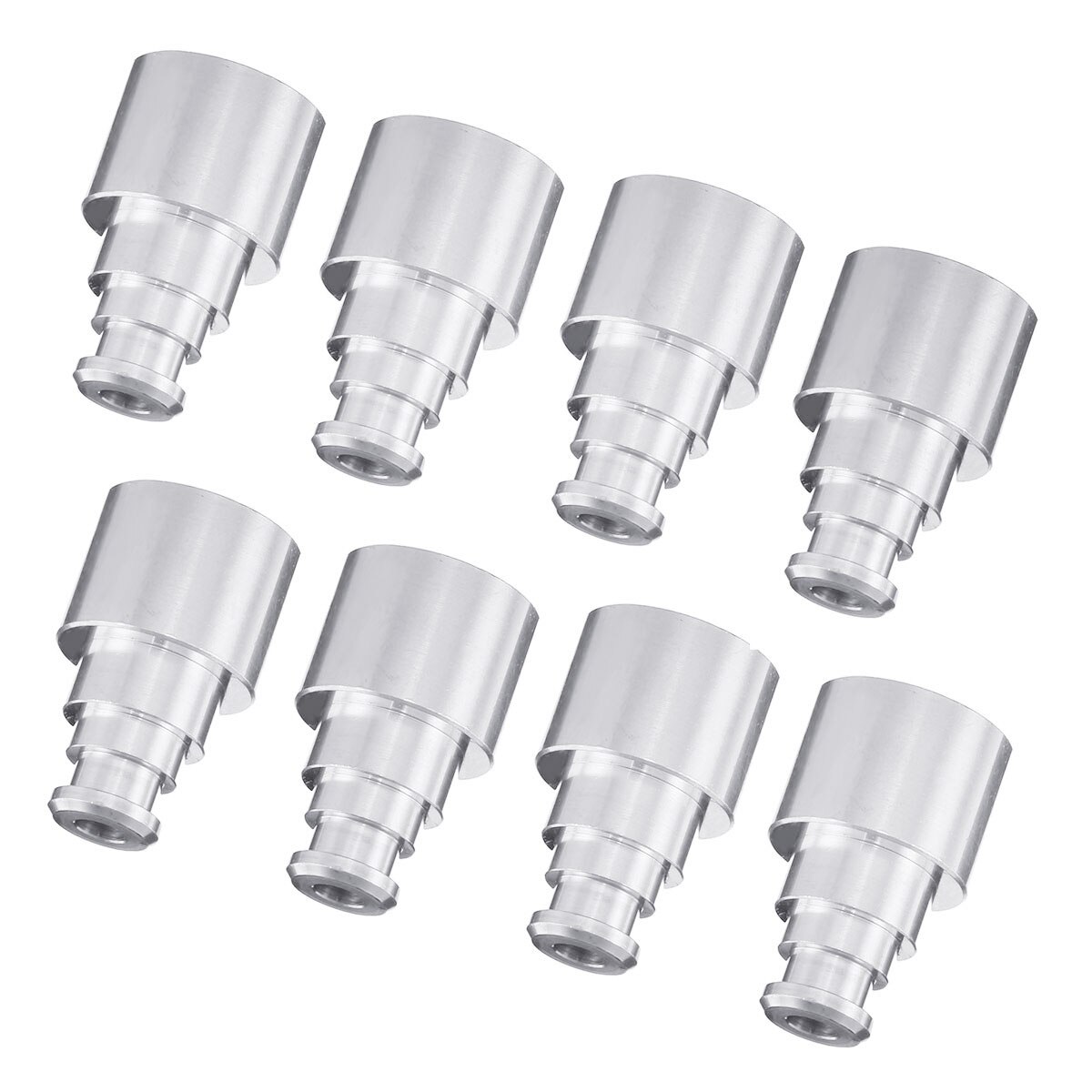 8 Stks/set Aluminium LS3 Injector In Een Voor LS1 Voor LS2 Injector Extender Adapter Top Hoed Voor Delphi 4.8 5.3 6.0