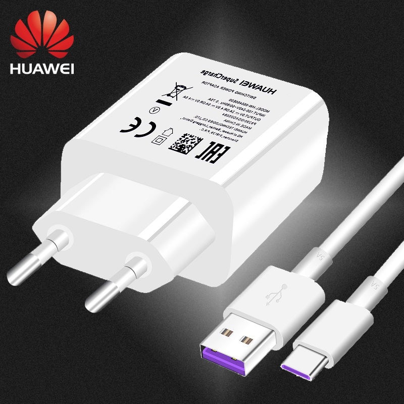 Huawei P20 P10 Pro Lite Fast Charger USB 3.0 Type C Supercharge Mate20 Pro Honor V10 7C 7X V8 Nova Lite Nova 2s 2Plus Adapter