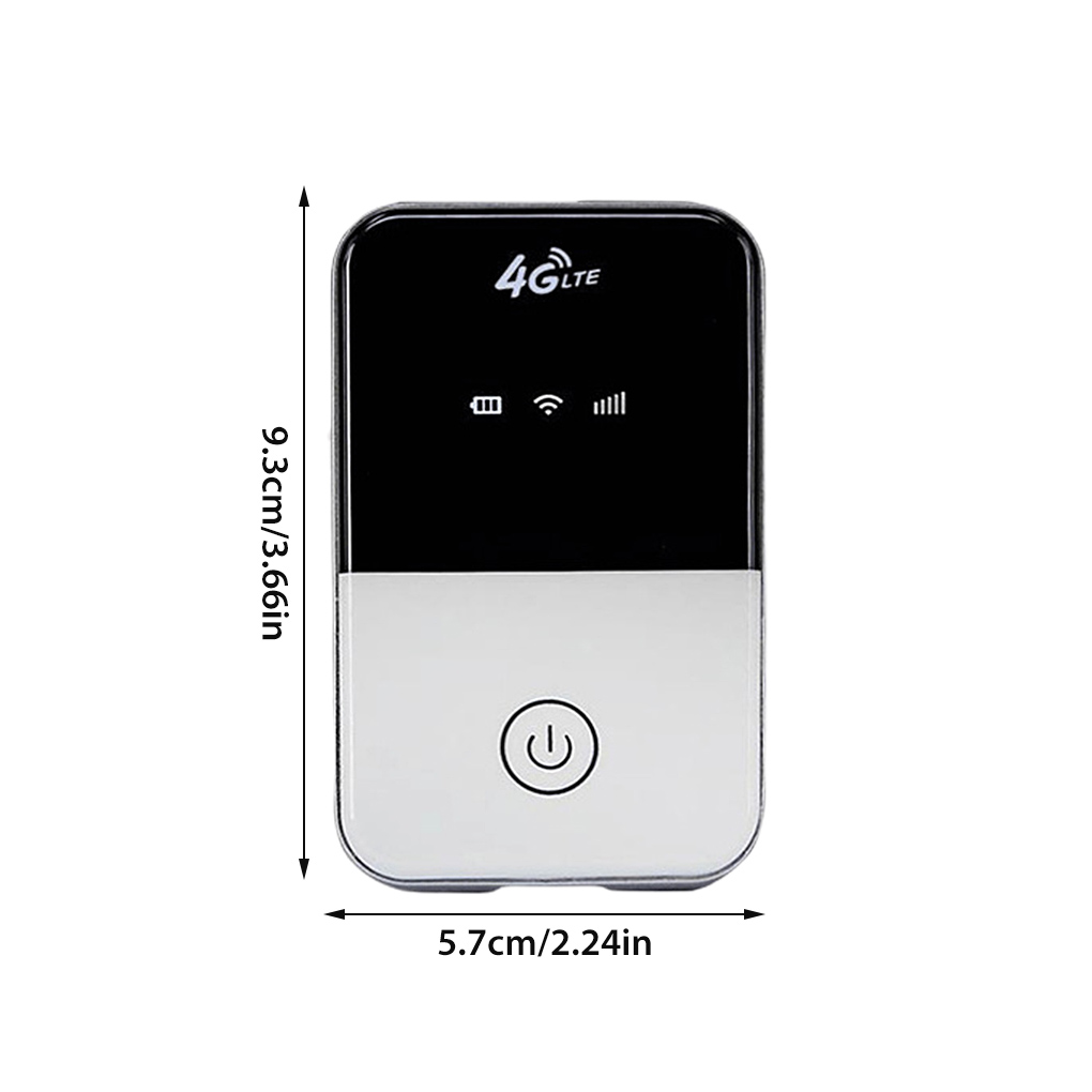 Car Travel Portable WiFi Router with SIM Card Slot 150Mbps Mobile Hotspot Camping Hiking Rechargeable Wireless Broadband Modem: EU Version