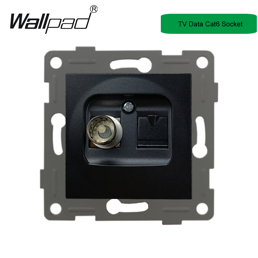 1 2 3 Gang Kortstondige Reset Schakelaar Met Led Diy Grey Silver Metal Brushed Frame 16A Eu Frans Sockets Usb tv Data Cat6 Outlet: MULTI