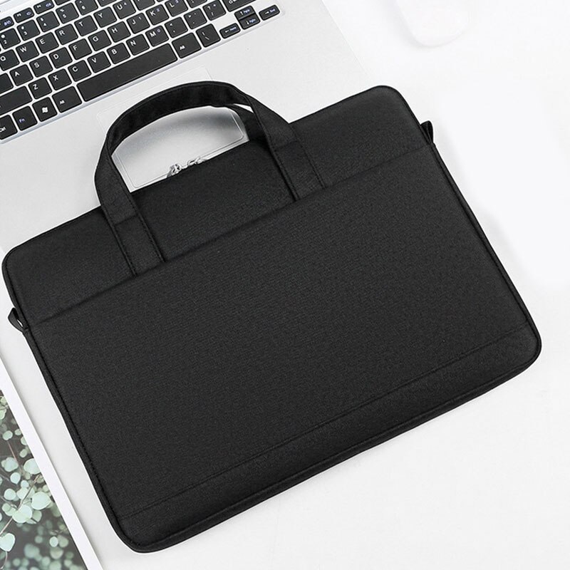 Men Women Laptop Shoulder Bag Laptop Sleeve Bag Dust-proof Laptop Bag Solid Color Notebook Bag Waterproof Cover Macbook Case