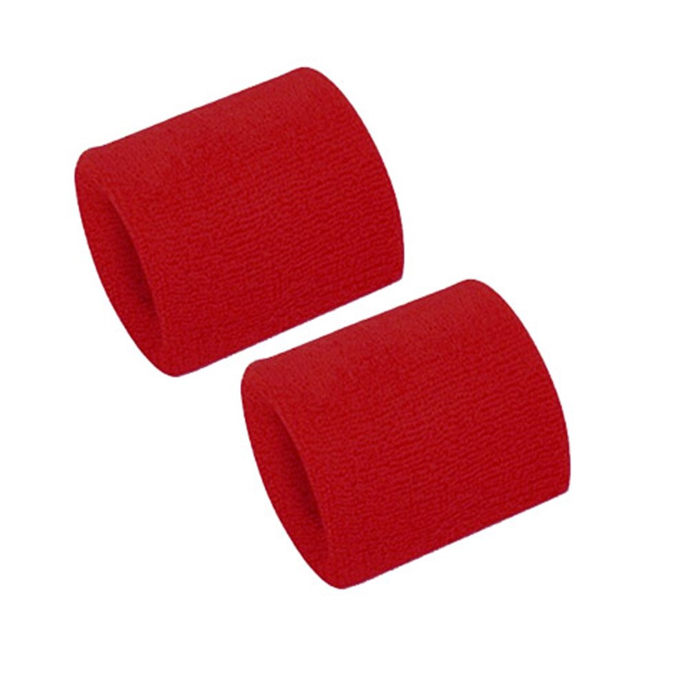 Training Zweetband Oefeningen Band 1 Paar Unisex Zweet-Absorberende Polyester: Rood / 5 8cm