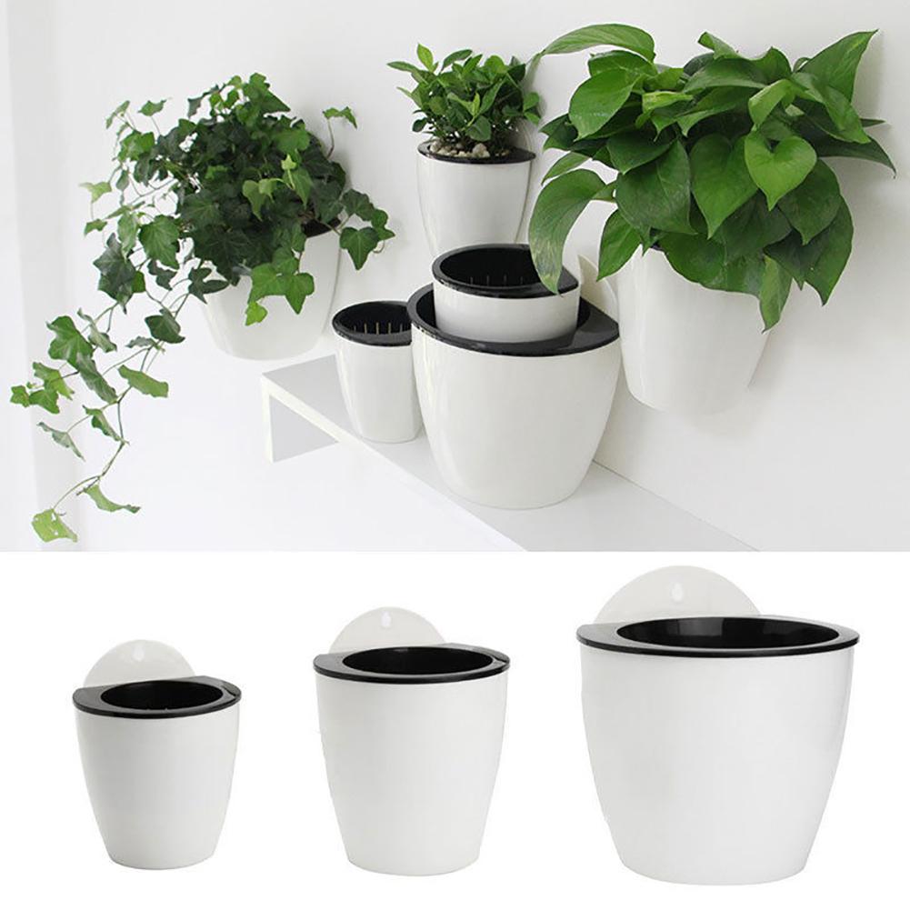 Hengende blomsterpotter plantekasser svevende plantevase hjem hage dekorasjon veggmontert etui arrangør bærbar henge innendørs dekor