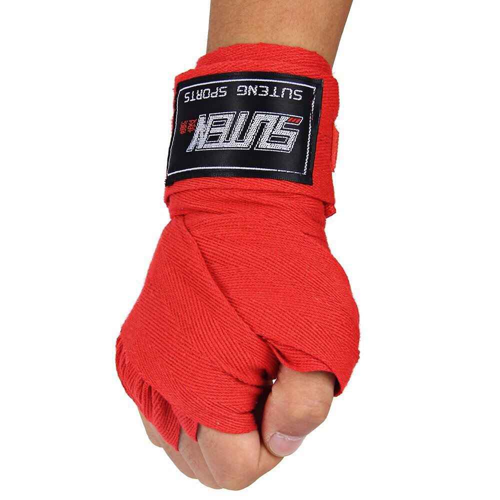 1 Pair Boxing Bandage gloves blue red white Wrist Support Width 5cm Length 2.5M Cotton Boxing Bandage Sanda Handwrap: 3
