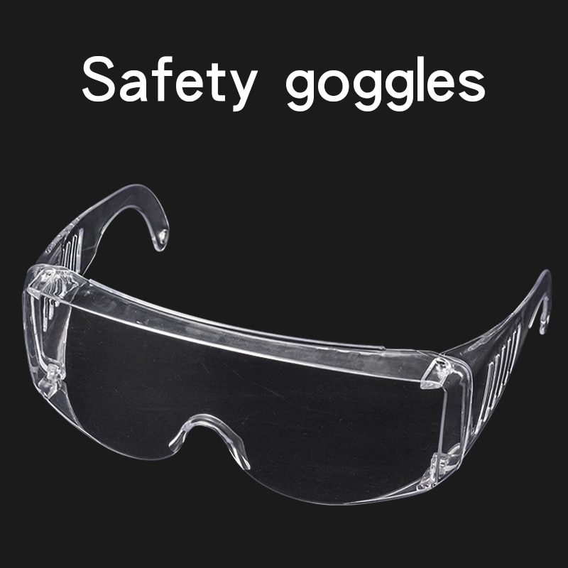 Sikkerhedsbeskyttelsesbriller skodder helt gennemsigtige beskyttelsesbriller anti-virus