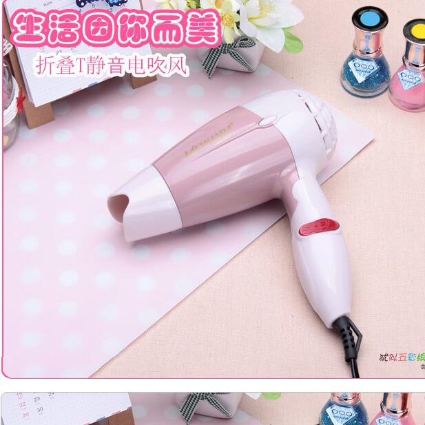 Mini Small Power folding hair dryer student Dormitory hair dryer home hair dryer portable Travel hair dryer /4