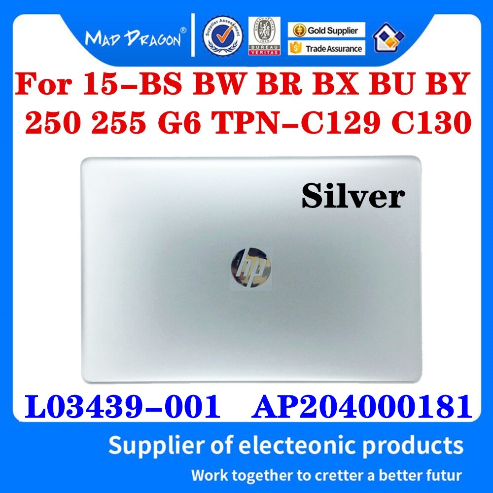 Nowy 924899-001 L13909-001 924894-001 L13904-001 929893-001 do HP 15-BS 15T-BS 15-BW 15Z-BW 250 G6 255 G6 LCD do laptopa tylna pokrywa: L03439-001