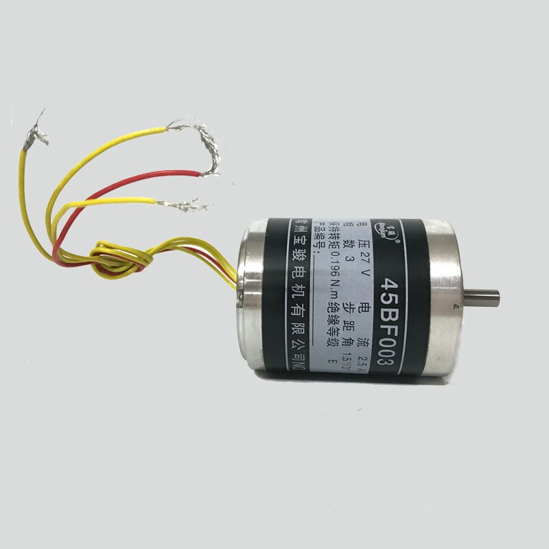 WEDM Stepper Motor 45BF003 Single Axle 27V 3 phase for CNC Wire Cut Machine