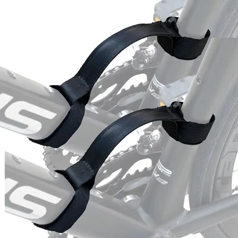 Bicycle Handle Strap Cycle Frame Carrying Lifter Scooter Hand Carrier Outdoor Mountain Cycle Nylon Strap Riding Equipment: Orange