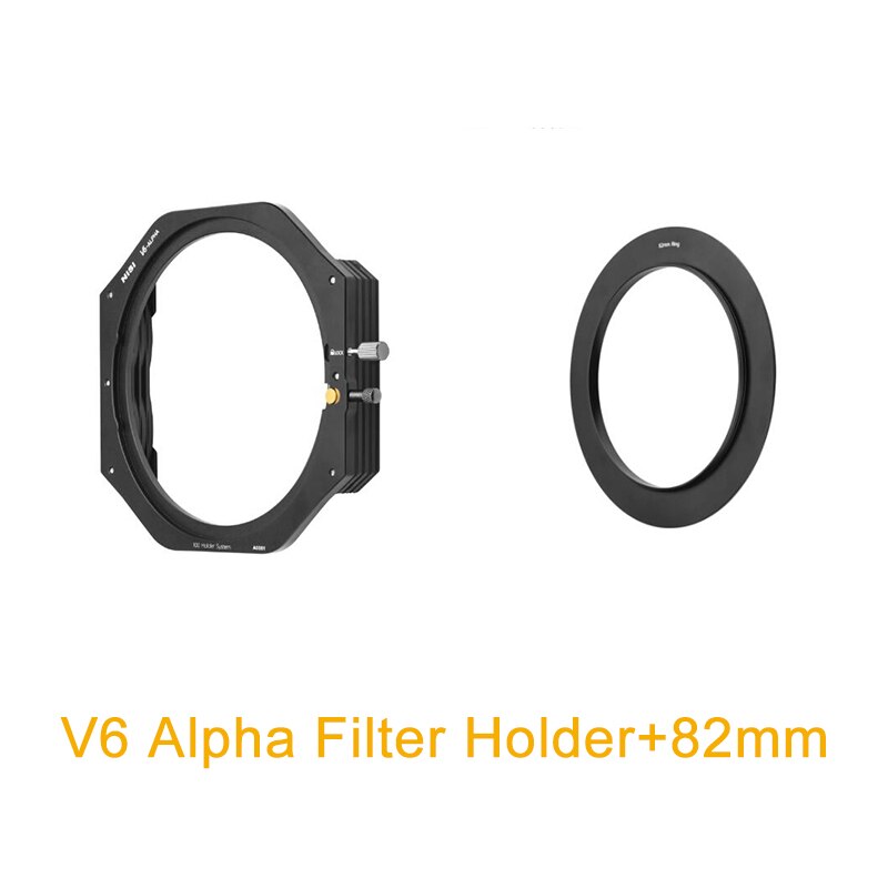 NISI – support de filtre V6 Alpha 100MM 77/49/67/55mm, pour appareil photo DSLR avec adaptateur d'objectif 82mm, bague d'adaptation V6-Alpha