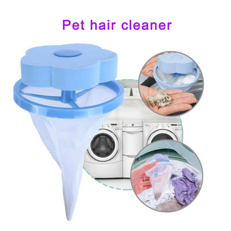 Floating Pet Fur Catcher Reusable Hair Remover Tool for Washing Machine ADW889