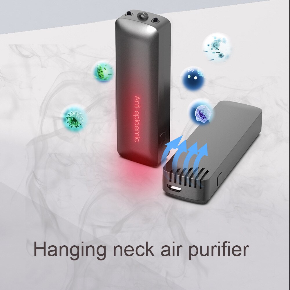 USB Portable Portable purificateur d'air personnel Mini Air collier négatif Ion assainisseur d'air pas de rayonnement à faible bruit pour adultes enfant