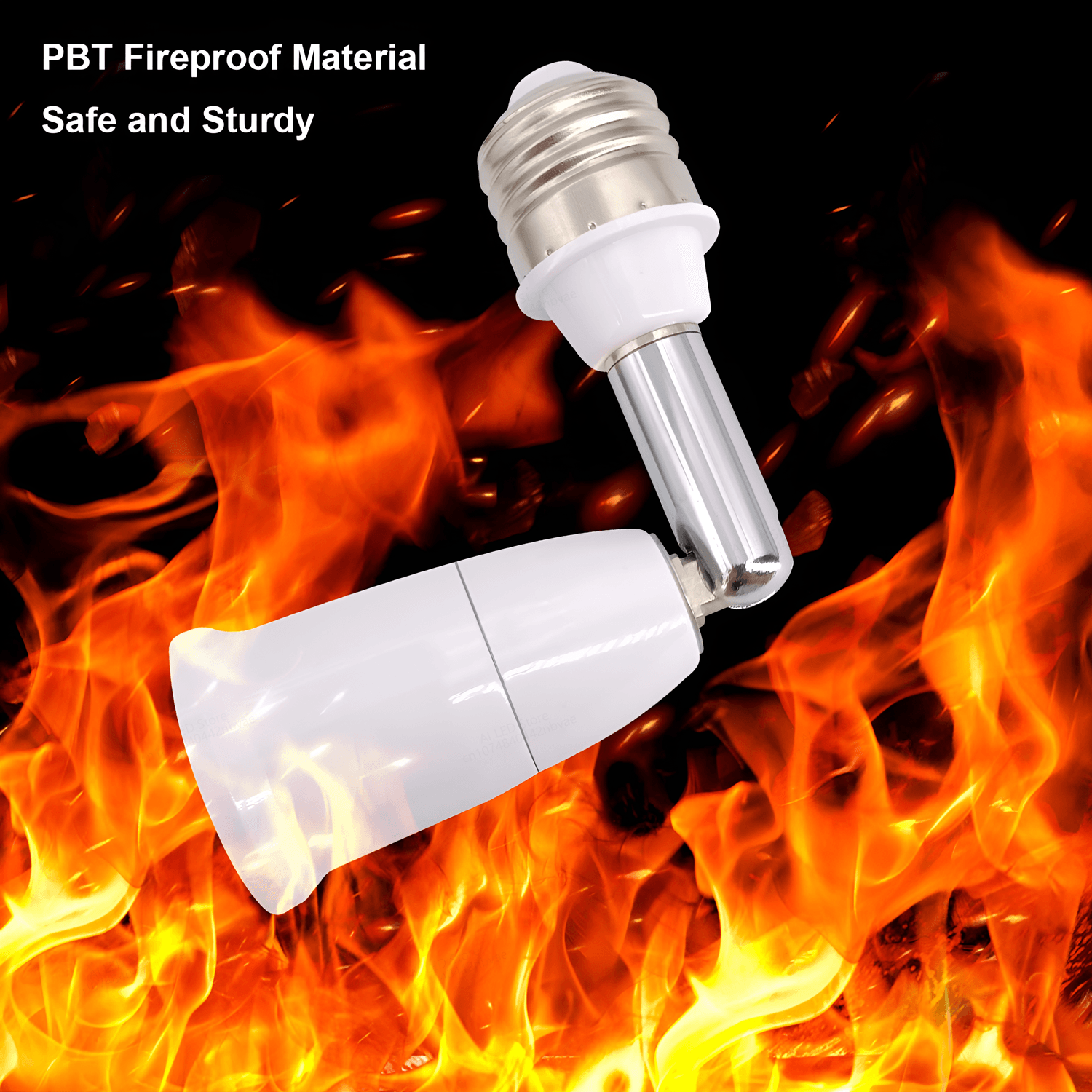 E27 Splitter 2 In 1 heads Adjustable AC85-265v 27 To E27 Base LED Bulb Adapter Converter Lamp Holder Socket Splitter