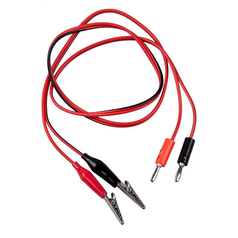 Sodial (R) Alligator Clip Banana Plug Probe Kabel Test Lead 90Cm 3Ft