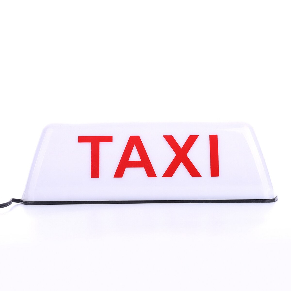 Universele Waterdichte Helm Waarschuwing Lamp Magnetische Taxi Auto 12V Led Magnetische Teken Lamp Dakluik: WHITE