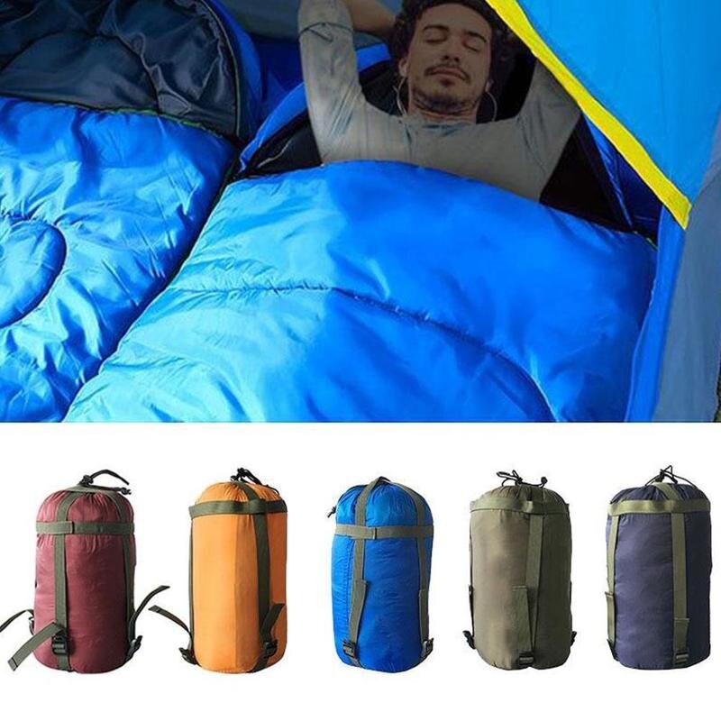 Im freien Wasserdichte Kompression Zeug Sack Bequem Leichte Schlafsack Lagerung paket Für Camping Reise drift Wandern
