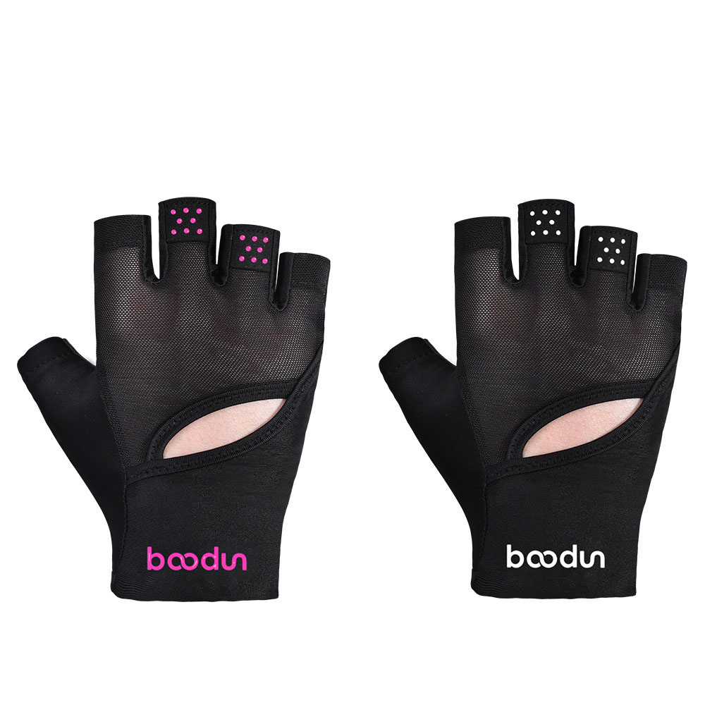 Nuevos guantes deportivos de fitness para mujer, guantes de fitness de medio dedo para yoga