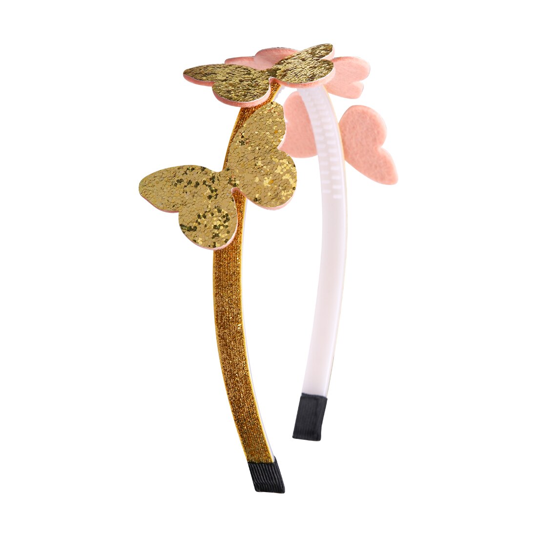 1 PC Girls Sparkly Headband Children Glitter Bows Headband Kids Sweet Head Hoop Party Highlight Wedding Head Wear: 2