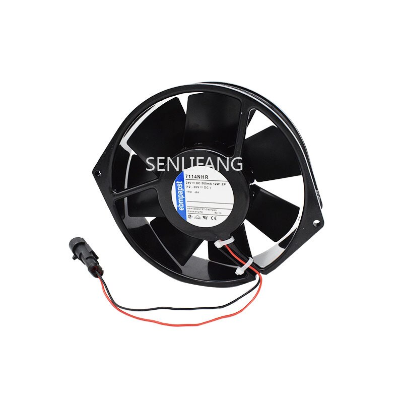 FOR 7114NHR 7114NHR-130 7114NHR-VAR147 brand original ABB inverter cooling fan 24V 19W 150*38MM Axial fan